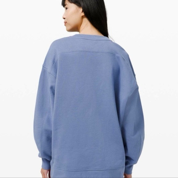Lululemon Perfectly Oversized Crew- Water Drop - Picture 5 of 5